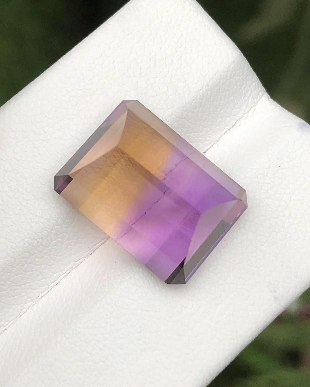 Ametrine 13.75 Carat Pixel Cut Loose Gemstone – from Brazil