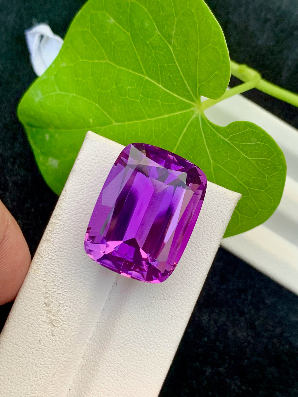 Natural Purple Amethyst Stone: 40.90 CT Cushion Cut Gemstone