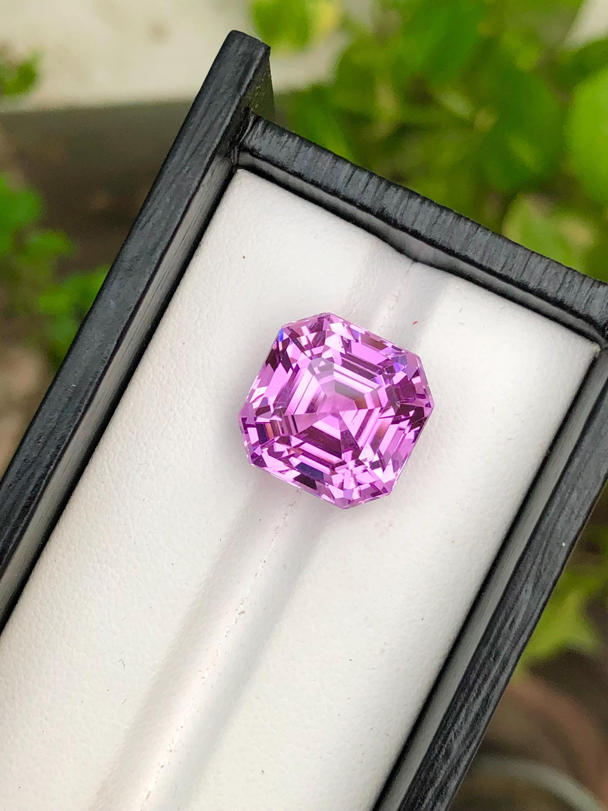 Pink Kunzite Gemstone: 20.25 CT Asscher Cut, Afghanistan