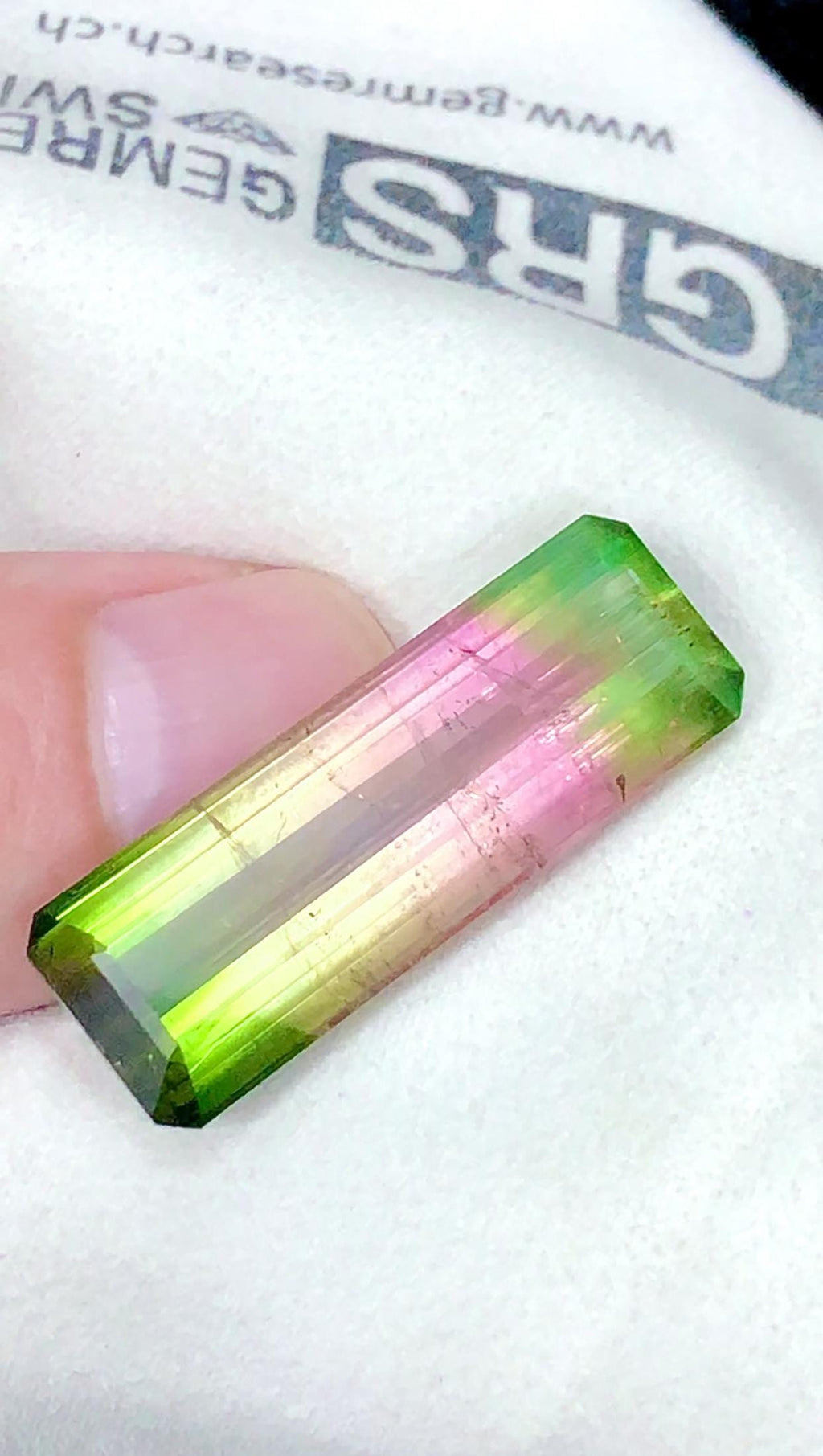 Stunning Collection Piece Of Tri Colour Tourmaline Having Amazing Glow & Lustre !