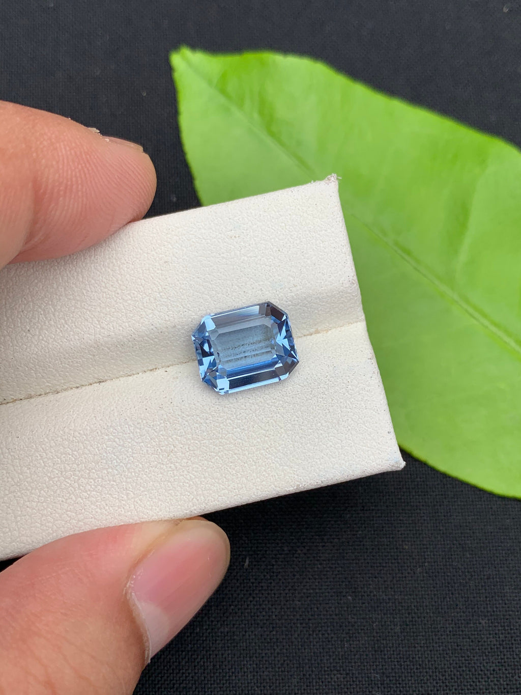 Santa Maria Blue Aquamarine Gemstone: Emerald Cut Beryl, 3.50 Carats