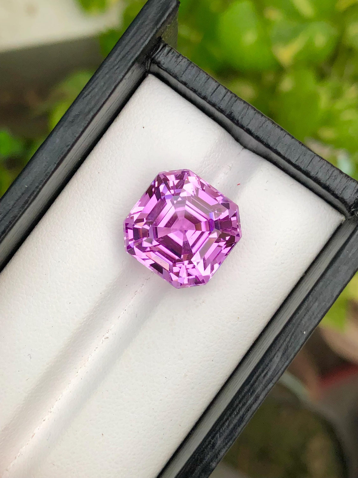 Pink Kunzite Gemstone: 20.25 CT Asscher Cut, Afghanistan