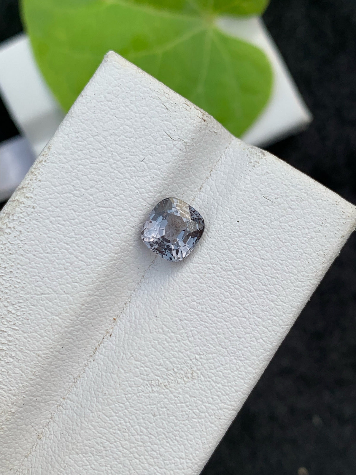 Grey Spinel Loose Gemstone: 1.25 CT Cushion Cut, Afghanistan Origin