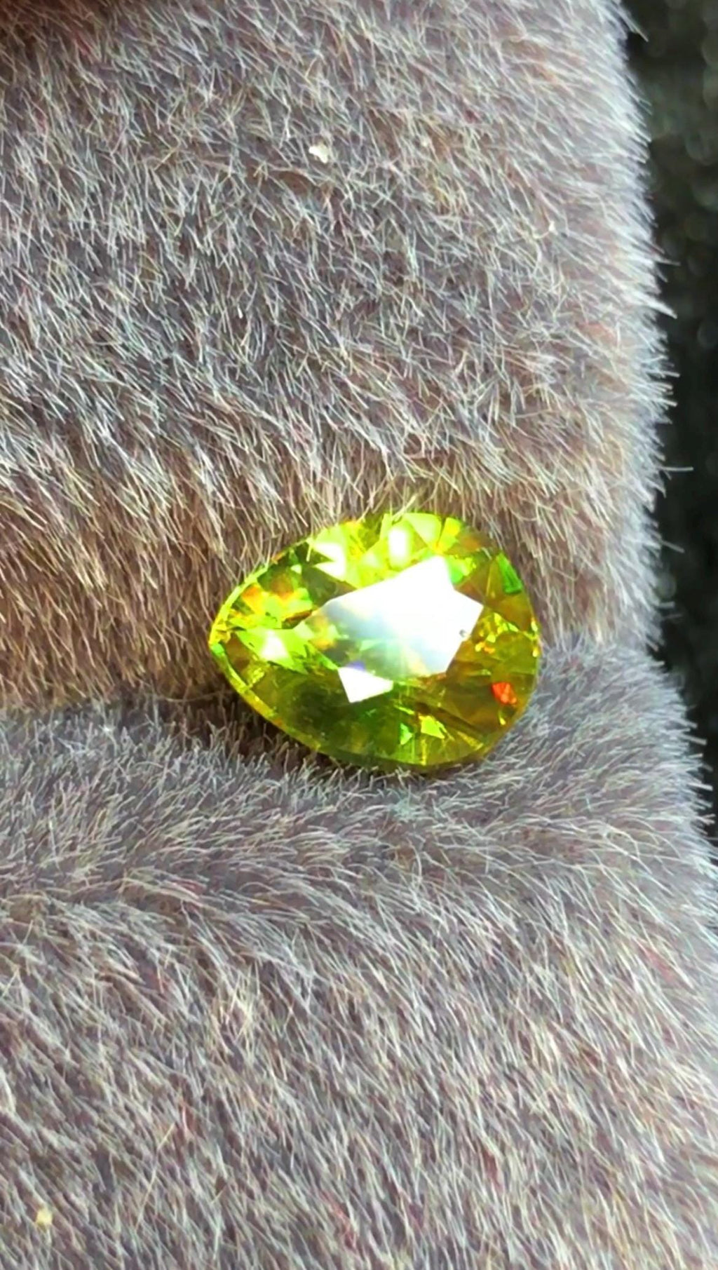 Pear Shape Sphene 0.80 CT Gemstone from Pakistan