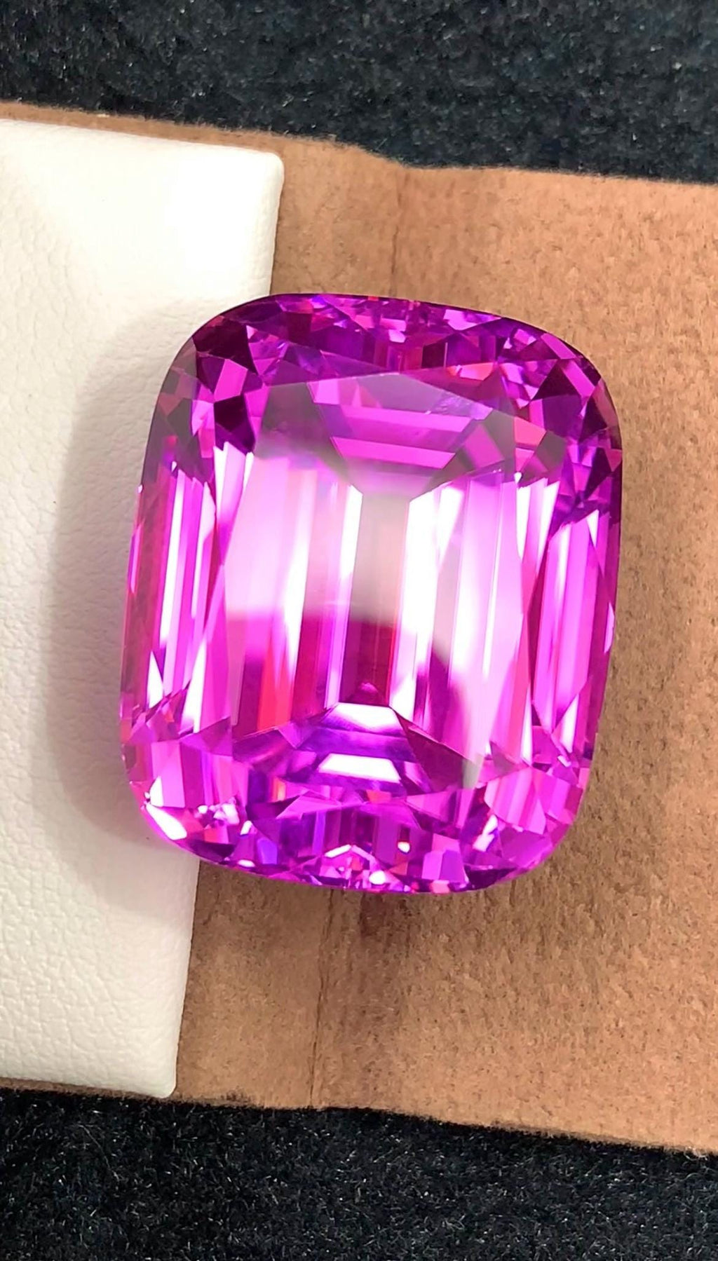 Pink Kunzite 100.60ct Cushion Cut Gem - Big Size Kunzite from Afghanistan