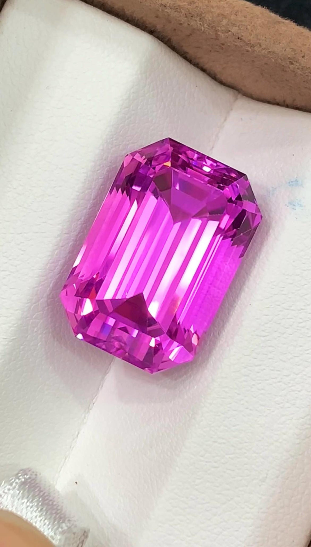 Pink Kunzite 35.40 Carat Emerald Cut Loose Gemstone from Afghanistan
