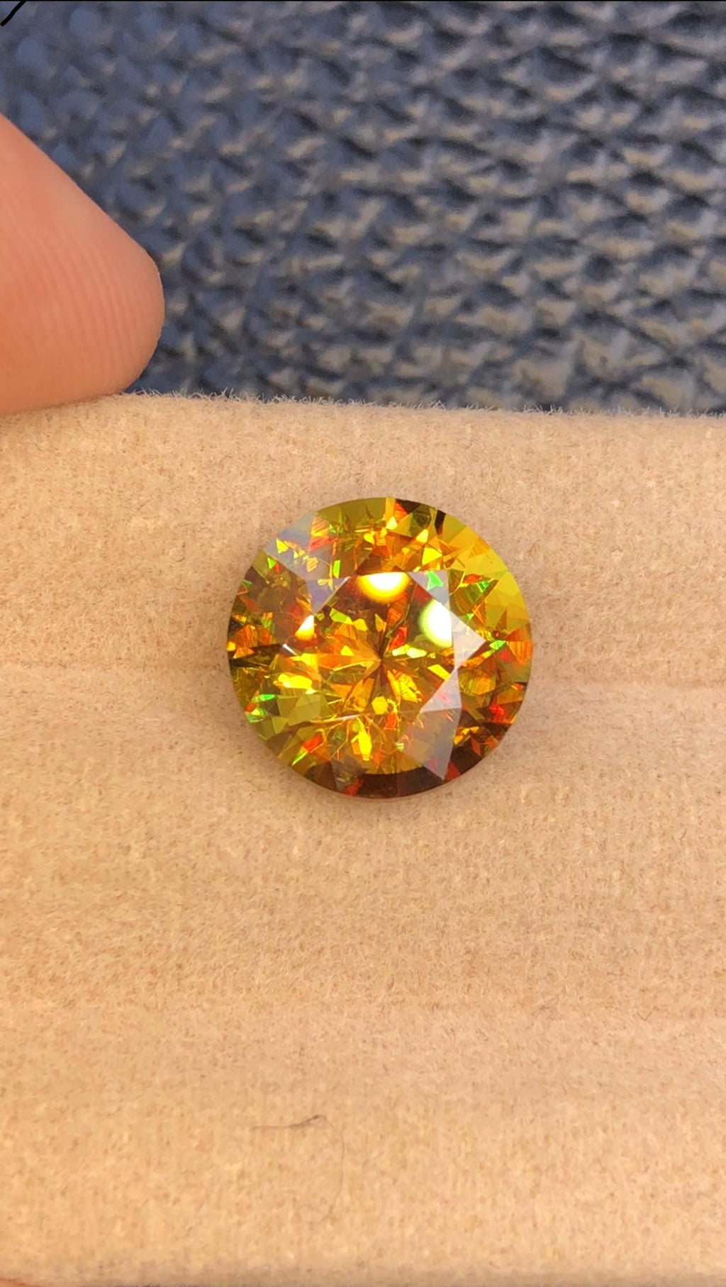 5.15 Carat Natural Nugget Orange Sphene Gemstone