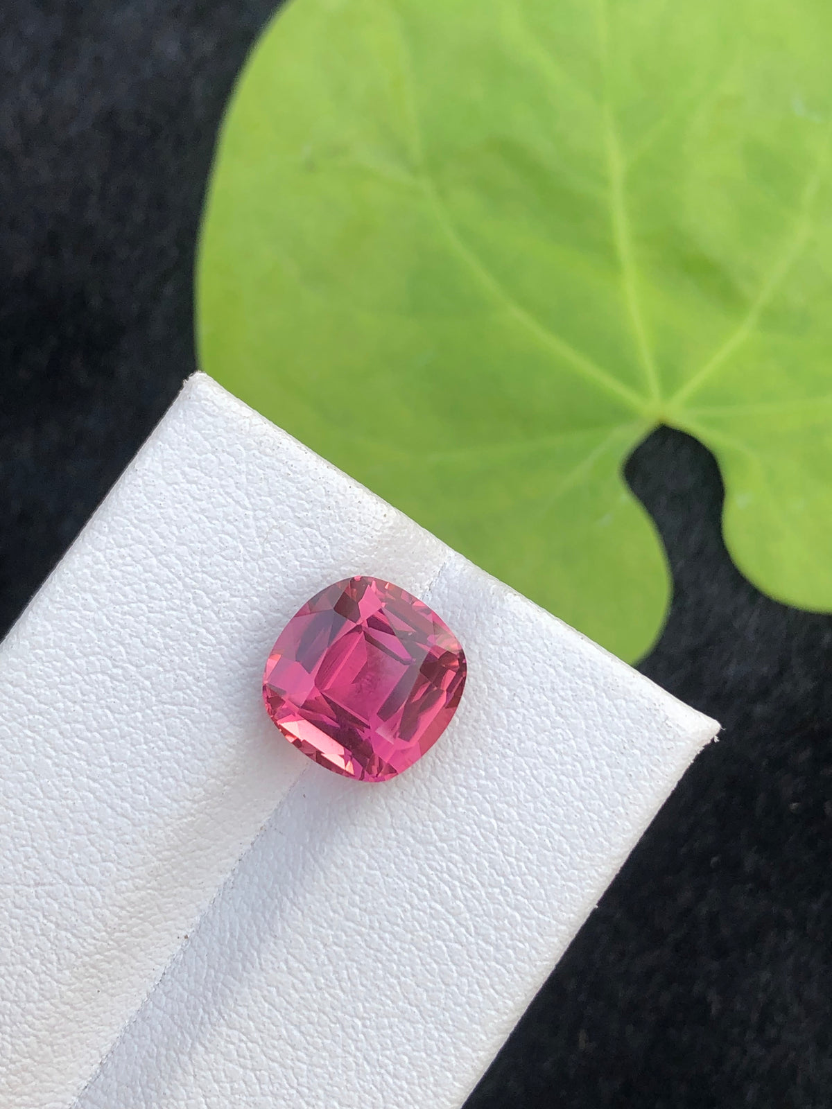 Natural Pink Tourmaline Gemstone: 3.95 CT Cushion Cut, October Birthstone