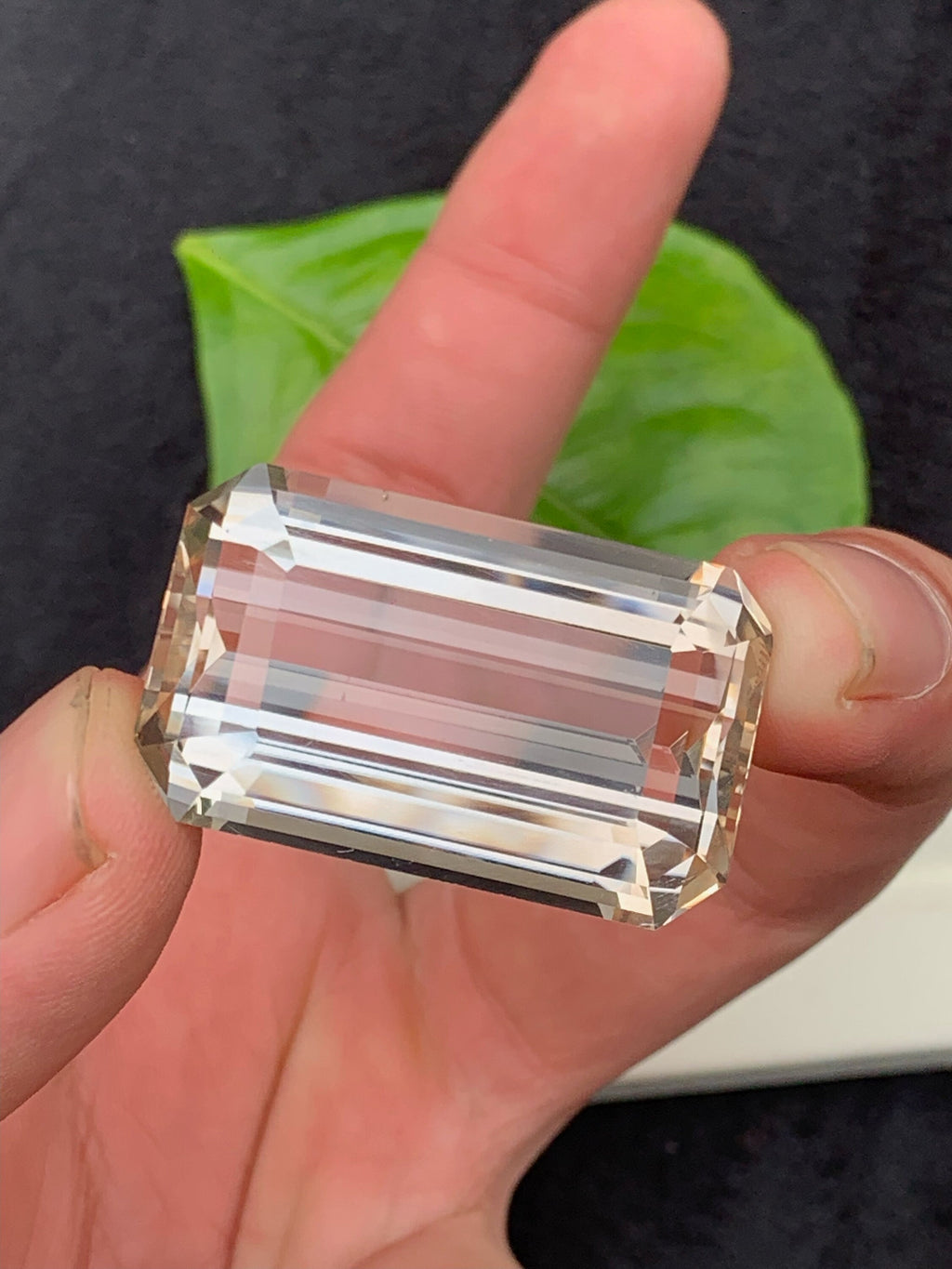 Natural Golden Topaz Gemstone: Emerald Cut, 113.95 Carats