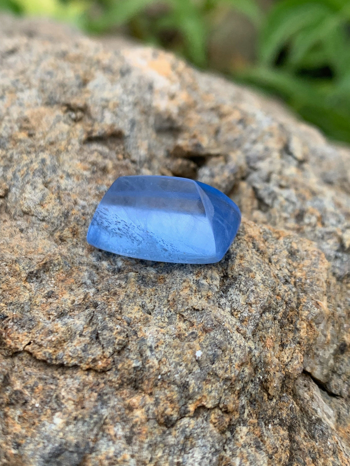 Mariner Blue Aquamarine Sugarloaf Cabochon: 18.70 CT Gemstone