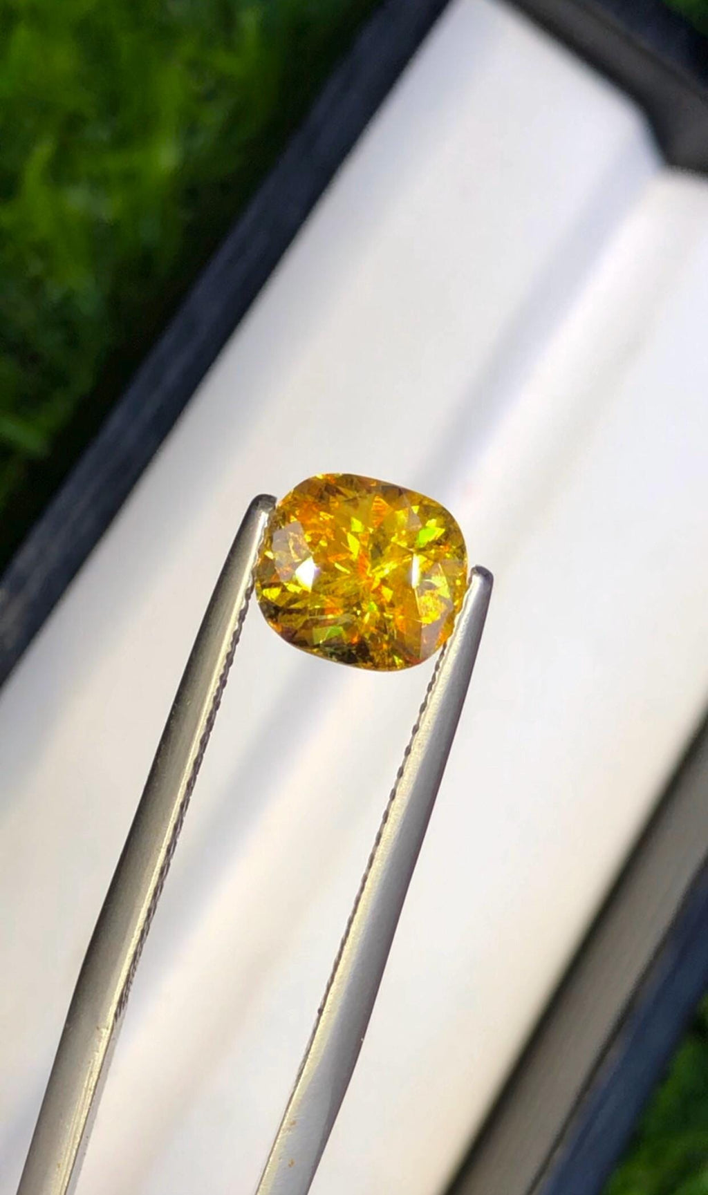 Full Fire Sphene Gemstone: 2.05 CT Natural Titanite Stone