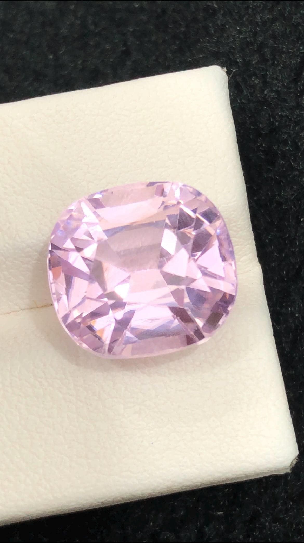 Natural Pink Kunzite Cushion Cut Gemstone – 14.30 Carats from Afghanistan