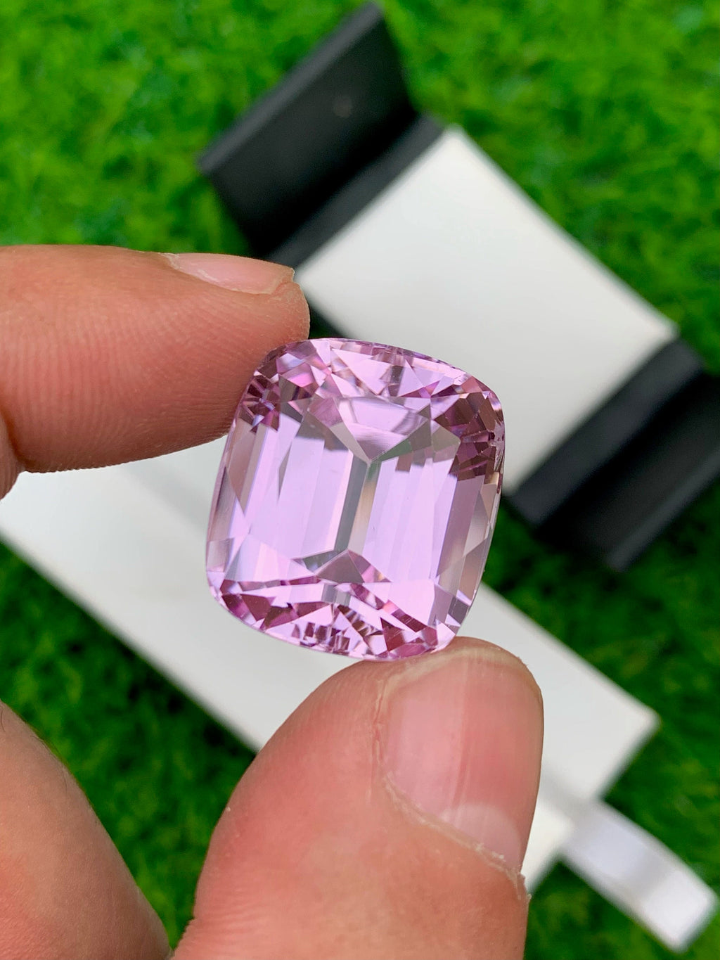 Pink Kunzite Stone For Jewelry Making, Faceted Kunzite Gemstone, 43.10 CT