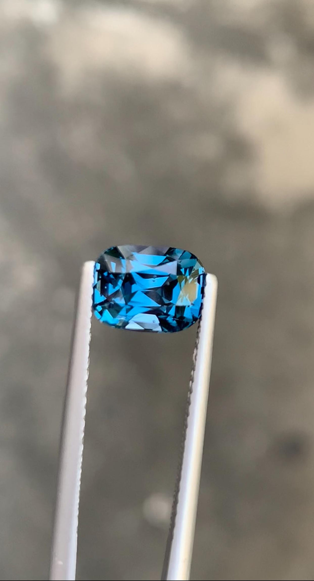 2.90ct Cobalt Blue Spinel Gemstone: Natural Untreated Faceted Collector's Stone