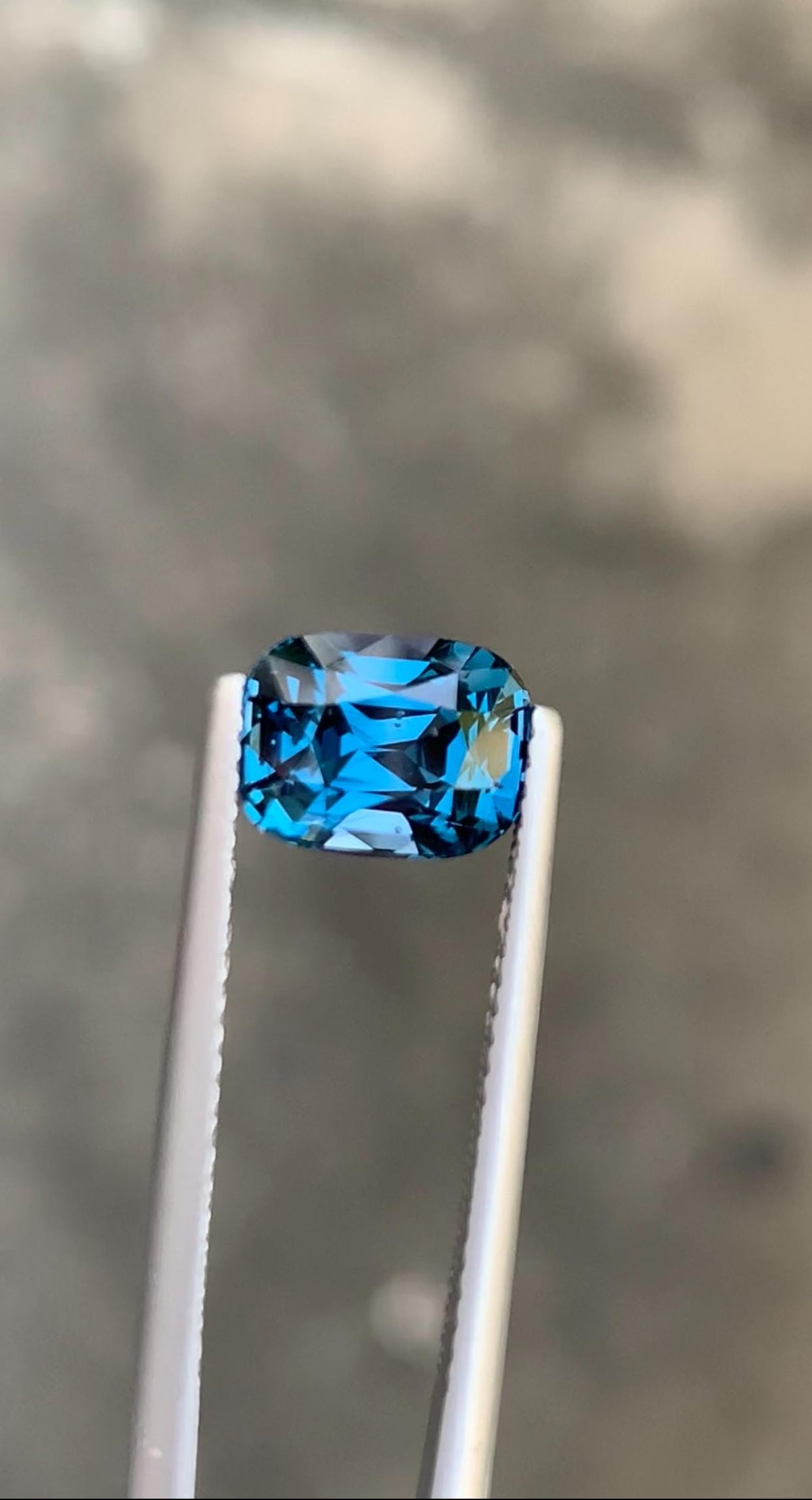 2.90ct Cobalt Blue Spinel Gemstone: Natural Untreated Faceted Collector's Stone