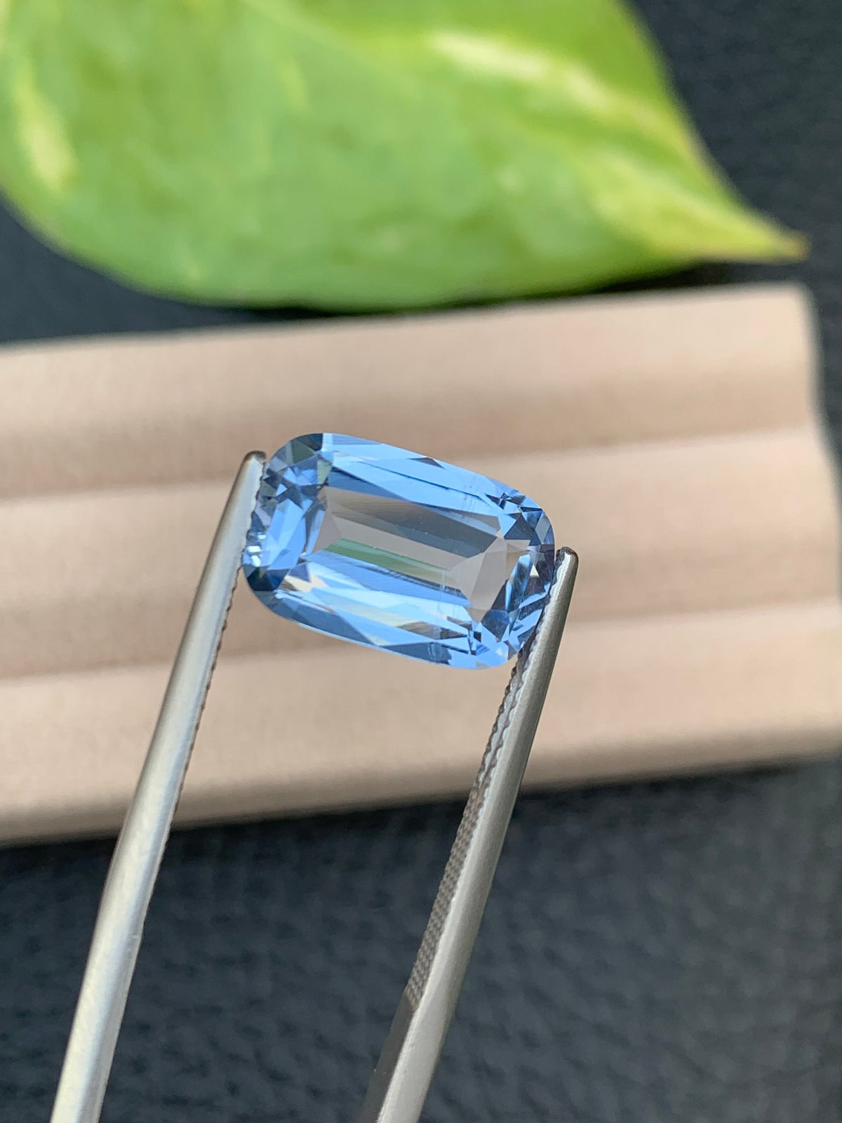 Santa Maria Aquamarine Gemstone: 4.30 CT Brazilian Cushion Cut Stone