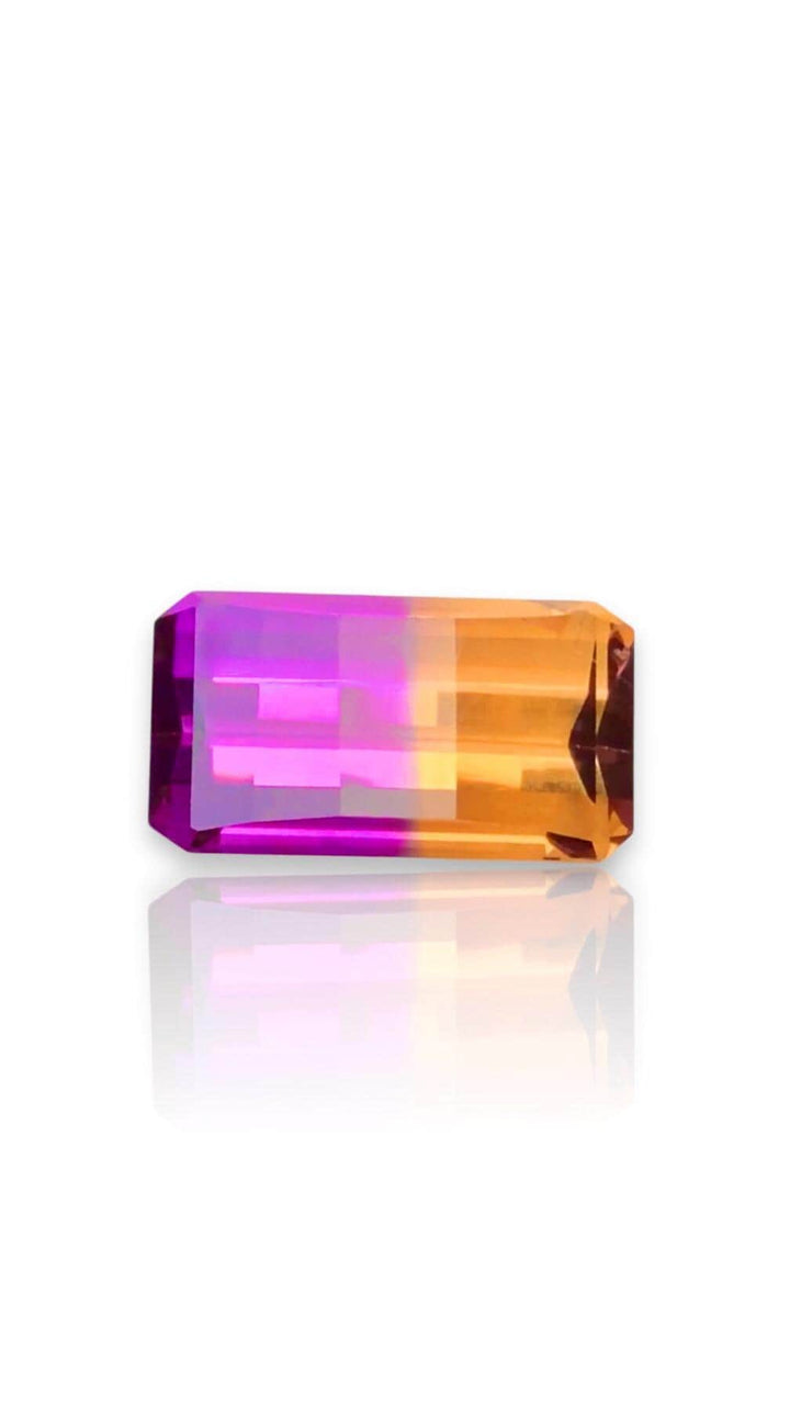 Ametrine 14.50 Carat Pixel Cut Loose Gemstone – from Brazil