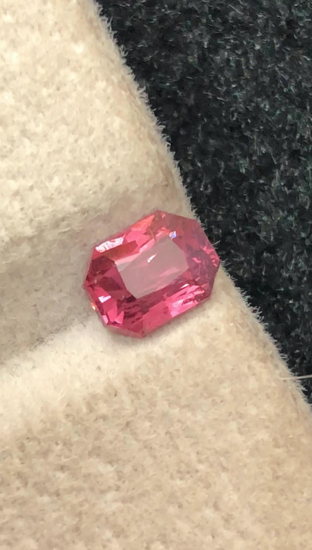 Padparadscha Sapphire 1.00 ct Fancy Octagonal Cut – From Madagascar With Certificate