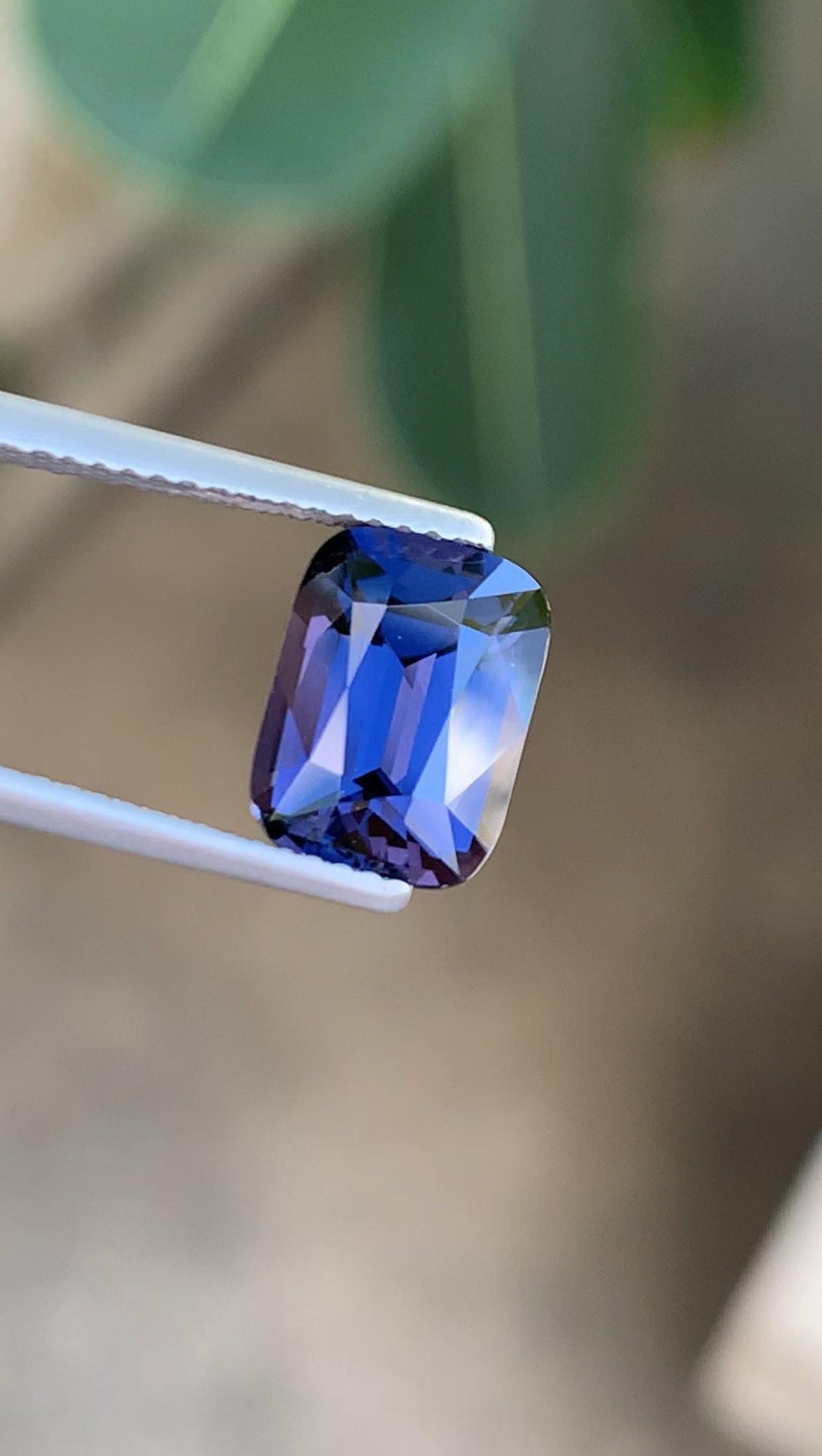 3.70ct Cobalt Blue Spinel Gemstone: Rare Deep Blue Gem