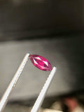 Vivid Red Afghanistan Ruby Gemstone, Fancy Cut 0.50 CT