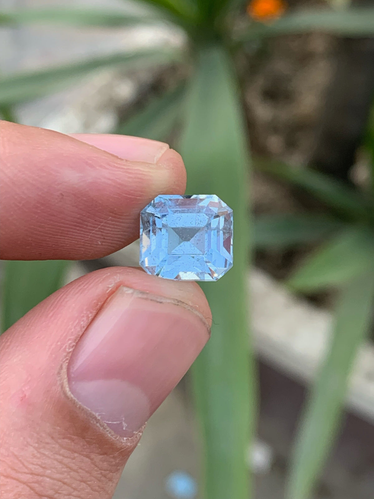 Santa Maria Aquamarine Gem: 5.5 Carat VVS Cornflower Blue Stone