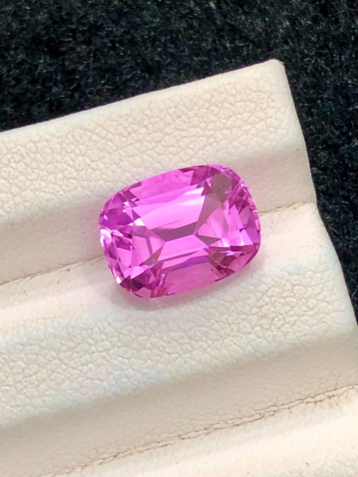 Pink Kunzite 4.80ct Cushion Cut Gemstone from Afghanistan – Elegant Sparkling Pink Gem