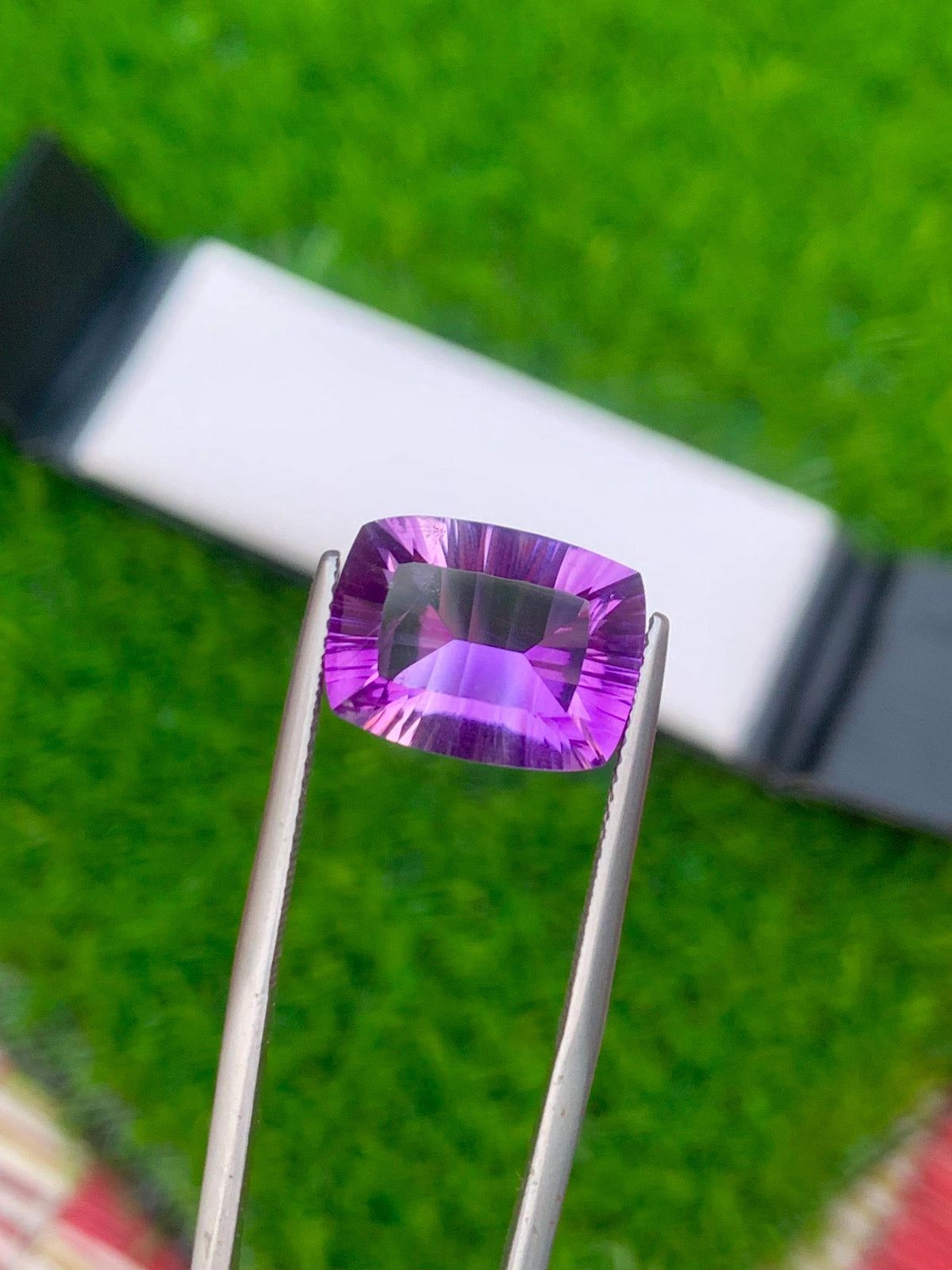 Light Purple Amethyst Gemstone: Flawless Cushion Cut, 8.75 CT