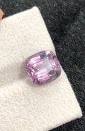 Purplish Pink Spinel Gemstone: 4.14 Ct Cushion Cut From Tanzania