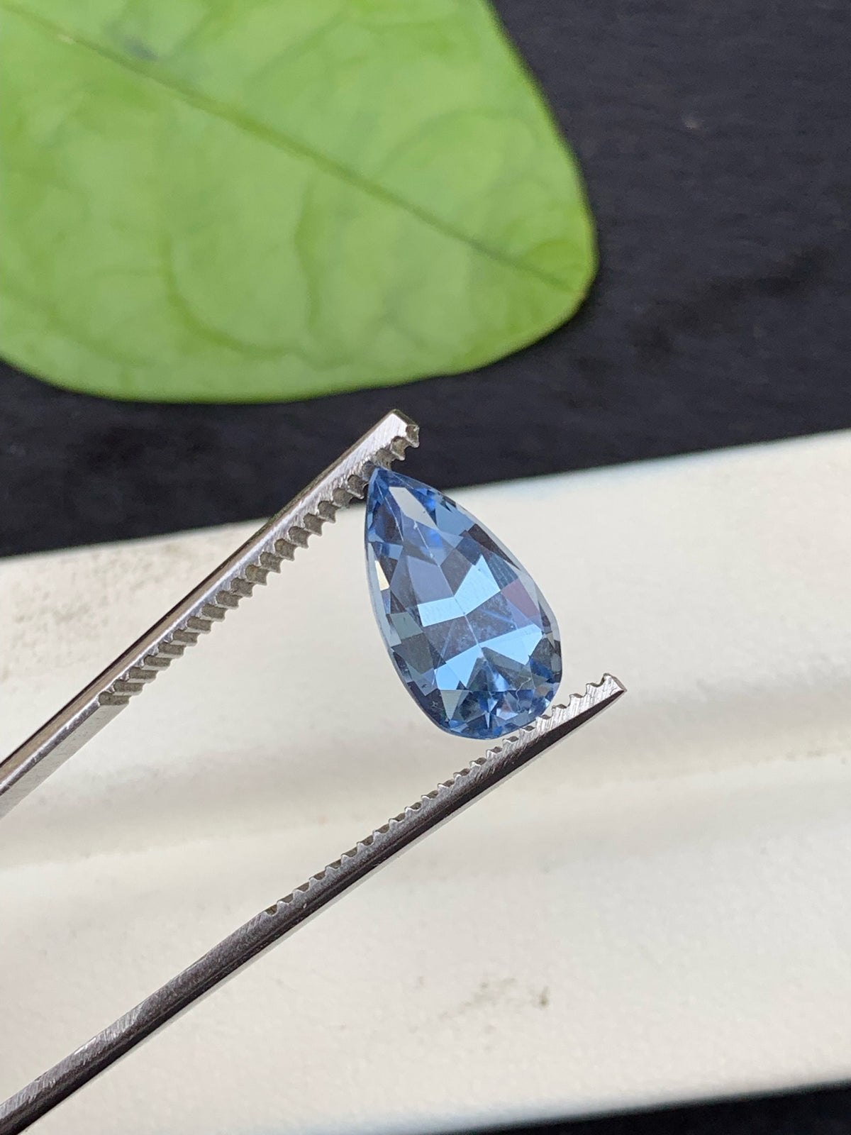 Santa Maria Blue Aquamarine Gemstone: Pear Cut, March Birthstone (1.85 Carats)