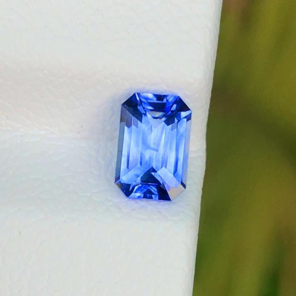 Royal Blue Sapphire 1.00ct Emerald-Octagonal Cut