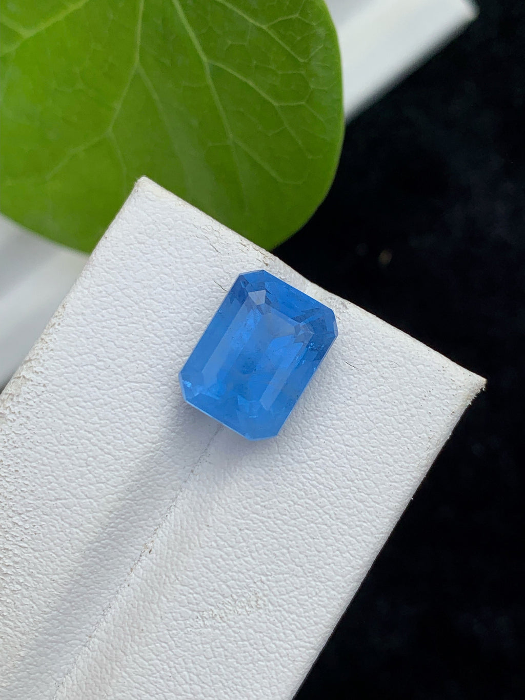 Santa Maria Aquamarine Gemstone: Emerald Cut Deep Blue Beryl, 6.15 CT