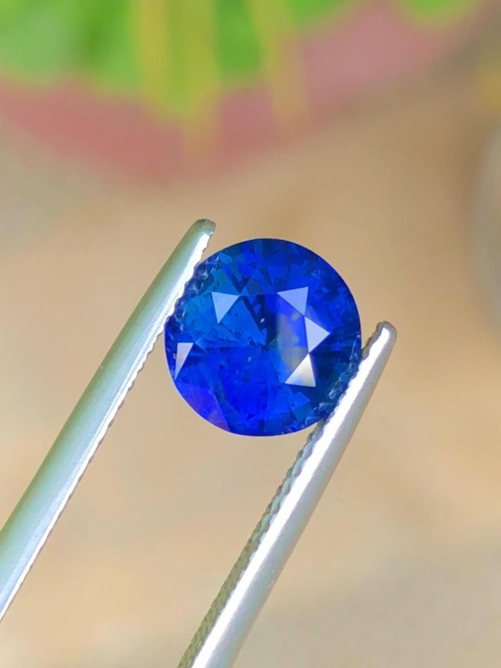 Royal Blue Sapphire 2.84ct Round Cut –  from Sri Lanka