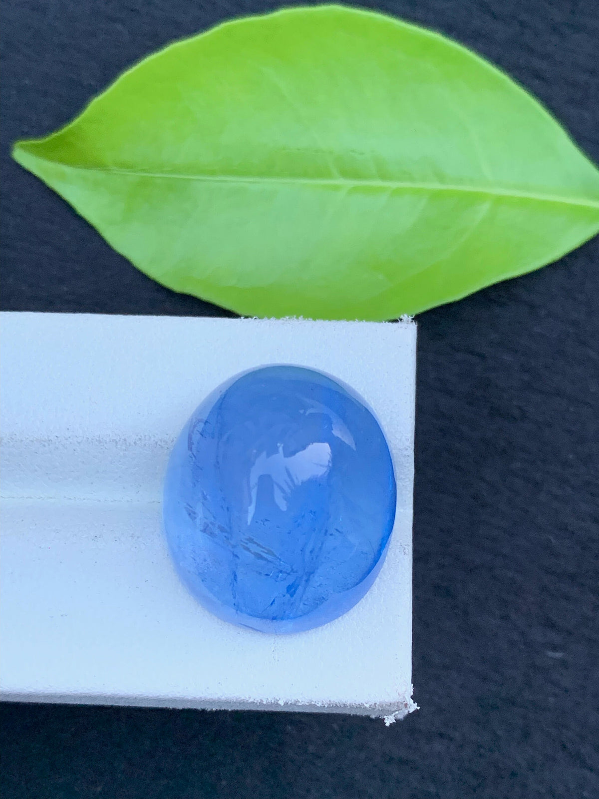 Santa Maria Aquamarine Cabochon: 37.25 CT Oval Gemstone