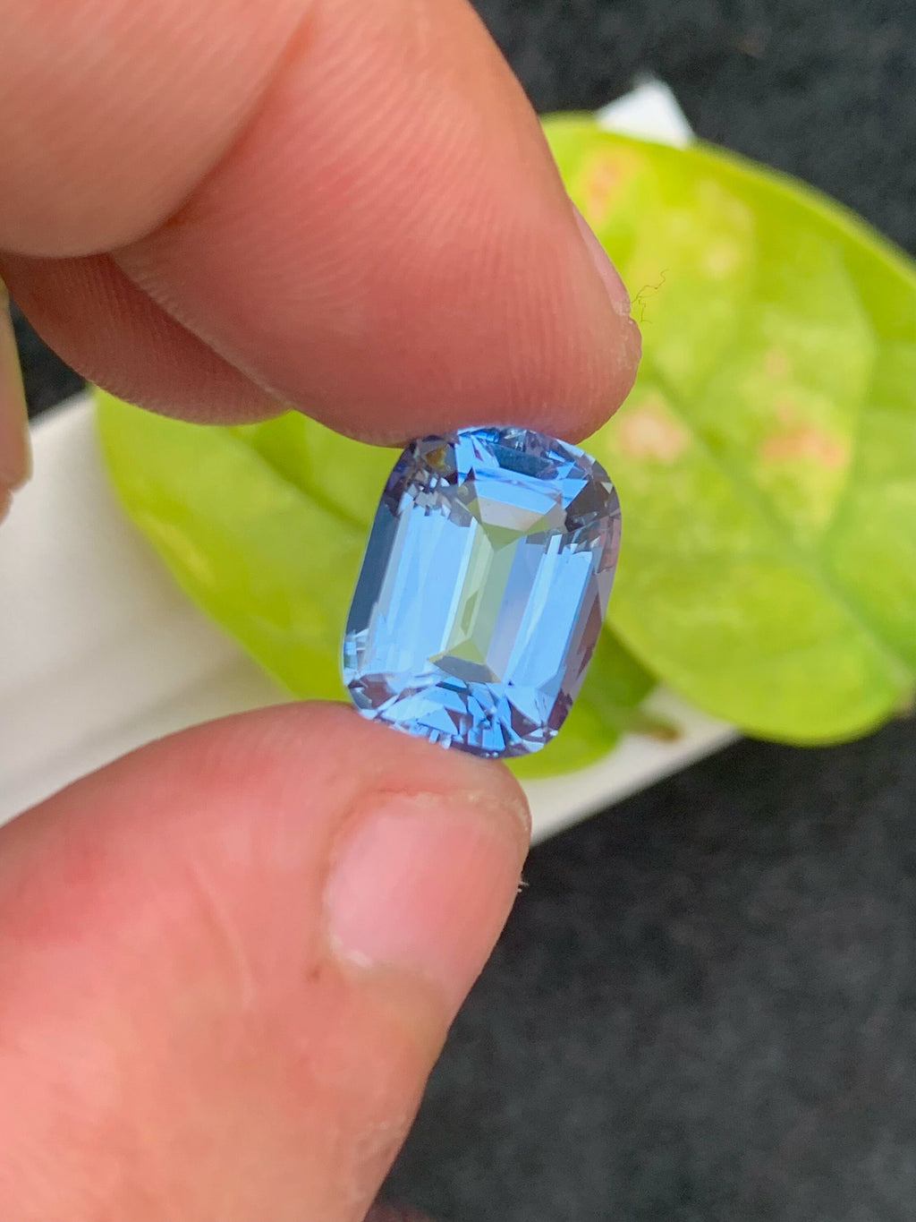 Santa Maria Aquamarine Gemstone: 5.25 CT Cushion Cut, Brazil