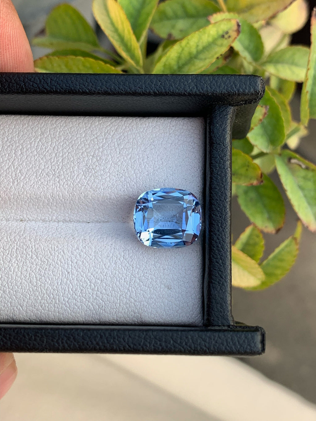 Santa Maria Blue Aquamarine Gemstone: Faceted Cushion Cut, 4.30 Carats
