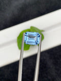 Santa Maria Aquamarine Gemstone: Emerald Cut, 3.15 CT Loose Aquamarine