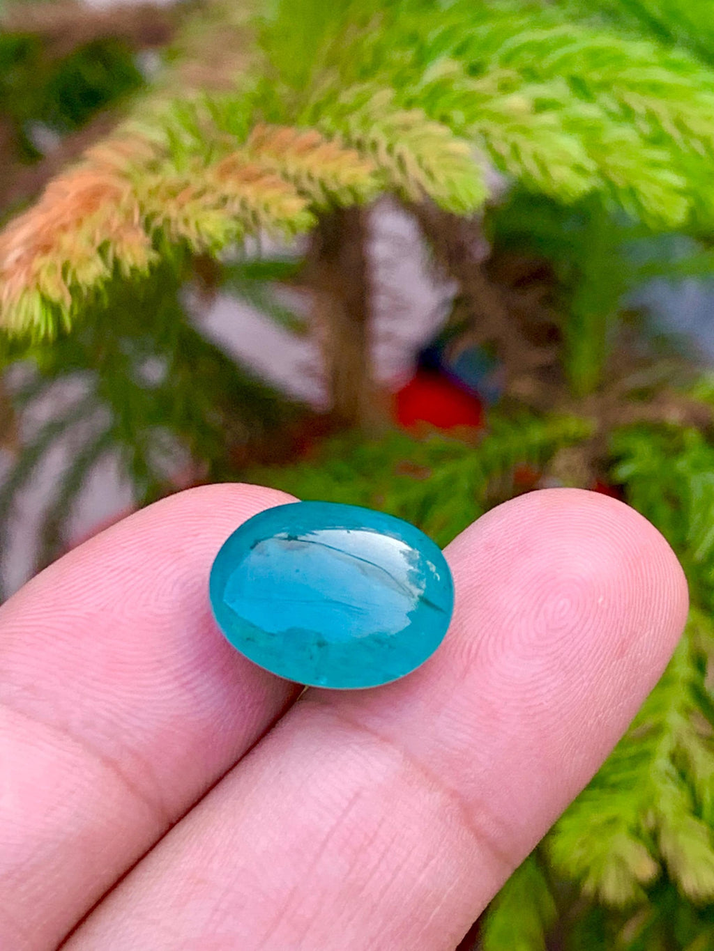 Grandidierite Gemstone Cabochon: Rare Bluish-Green Jewelry Stone, 13.15 CT