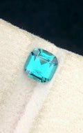 Blue Lagoon Tourmaline Gemstone: 1.25 CT Cushion Cut, Afghanistan Origin