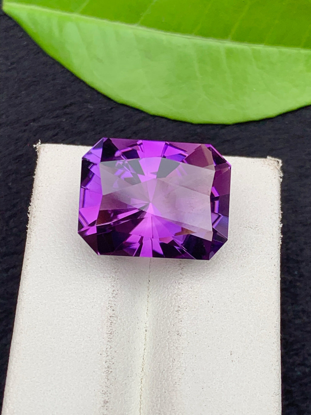 Custom Cut Pink Purple Amethyst Gemstone, 23.05 CT Flawless Loose Gem