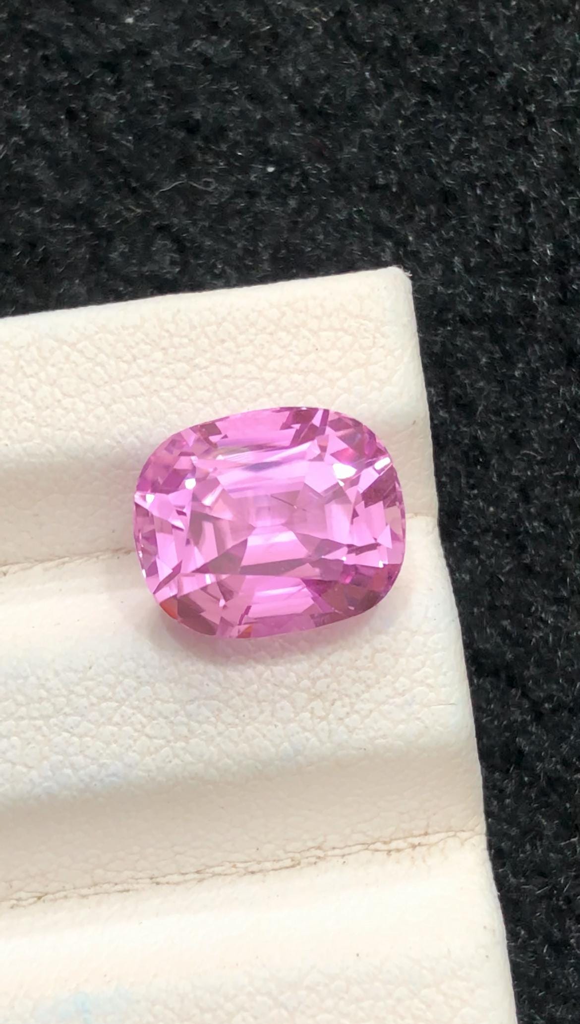 Pink Kunzite 5.75ct Cushion Cut Afghanistan – Vibrant Pastel Gem