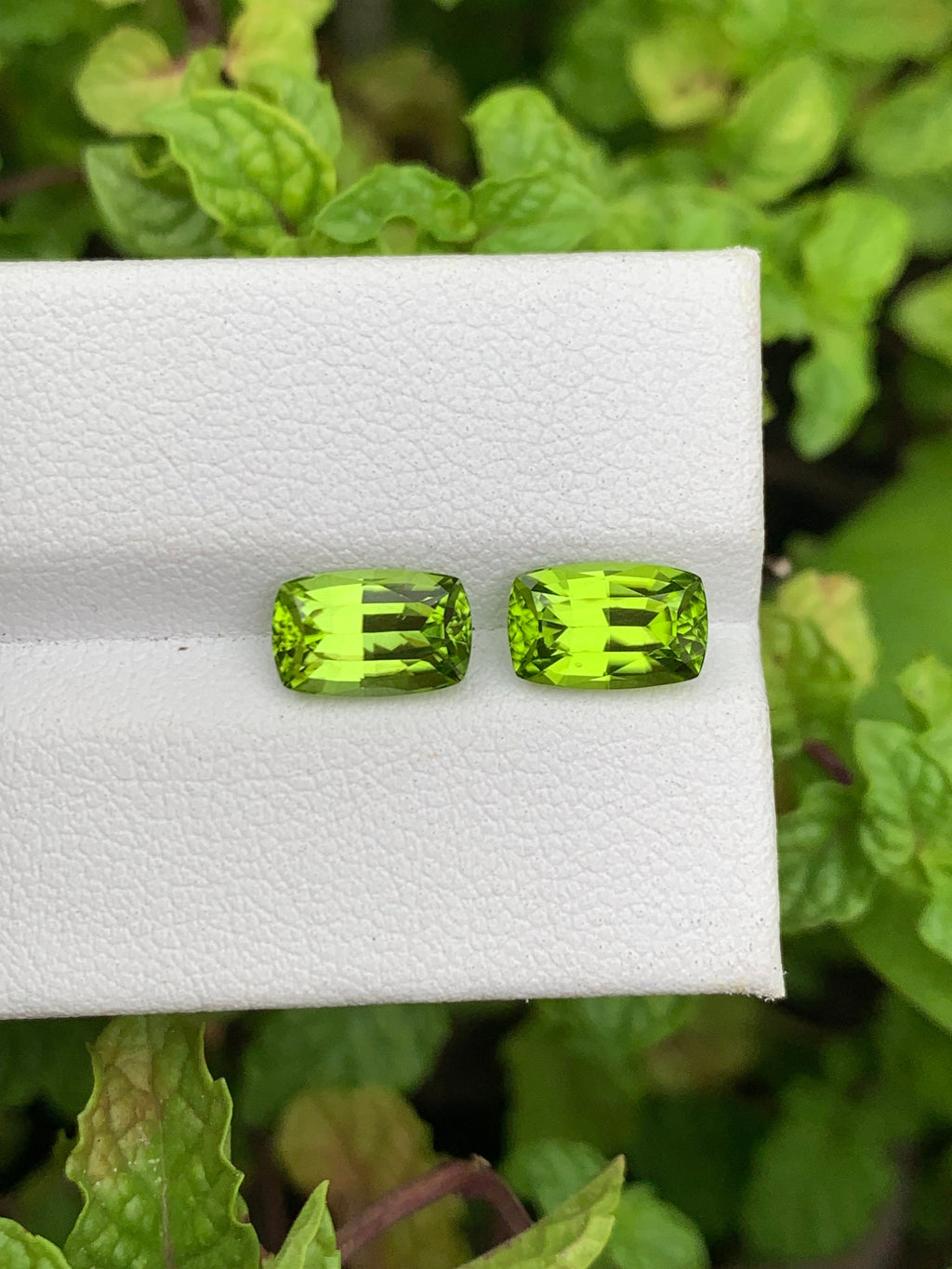 Lime Green Peridot Gemstone: 3.90 Carat Emerald Cut, August Birthstone