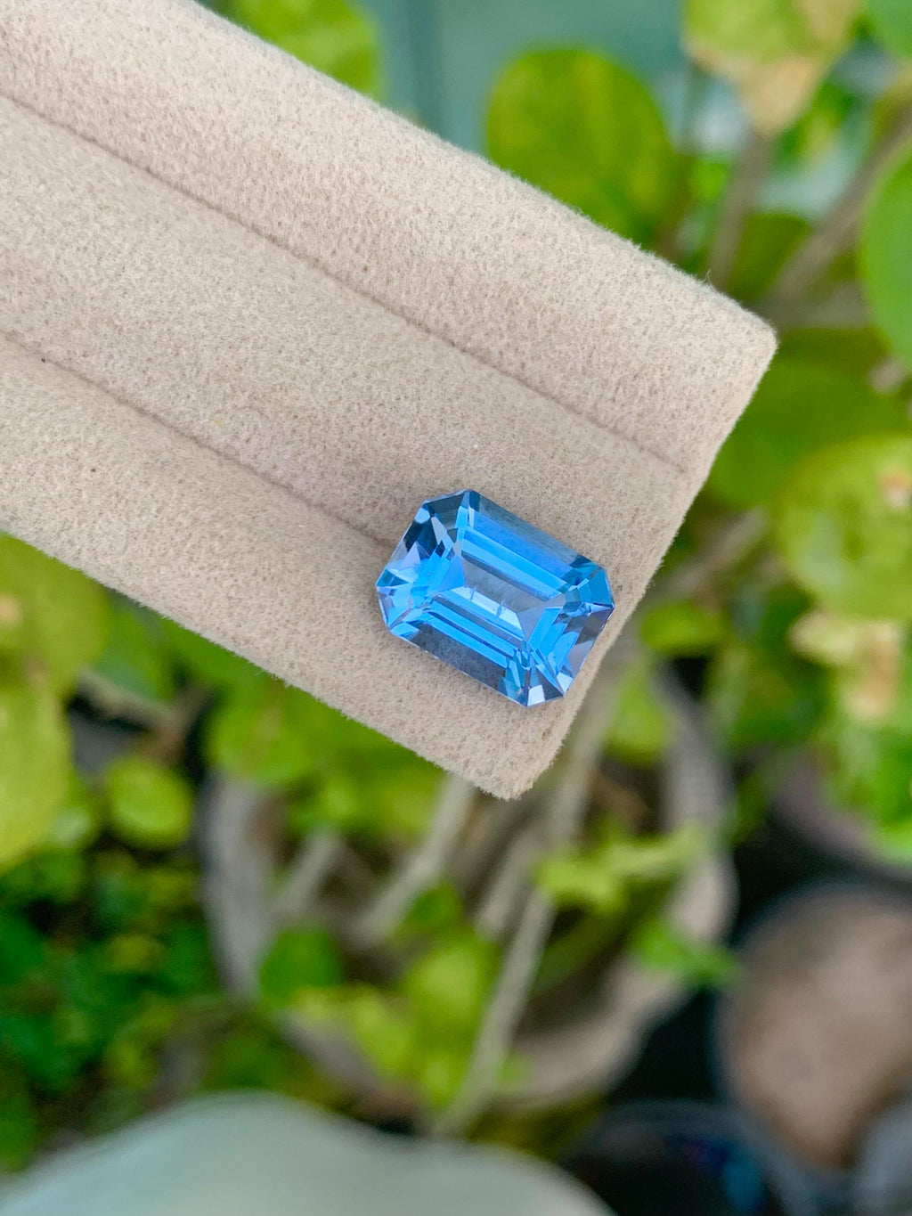 Santa Maria Aquamarine Gemstone: Loose Emerald Cut, 5.05 CT, March Birthstone