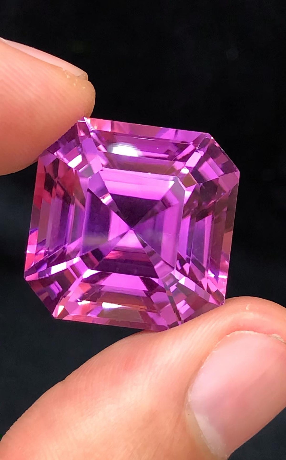 Pink Kunzite Asscher Cut – 62 Carats – Afghanistan