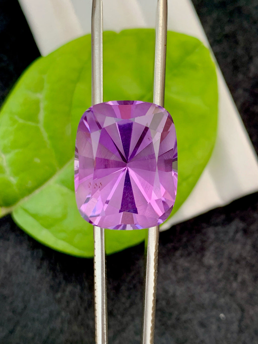 Natural Amethyst Loose Gemstone Cushion Blader Cut - 19.95 carats