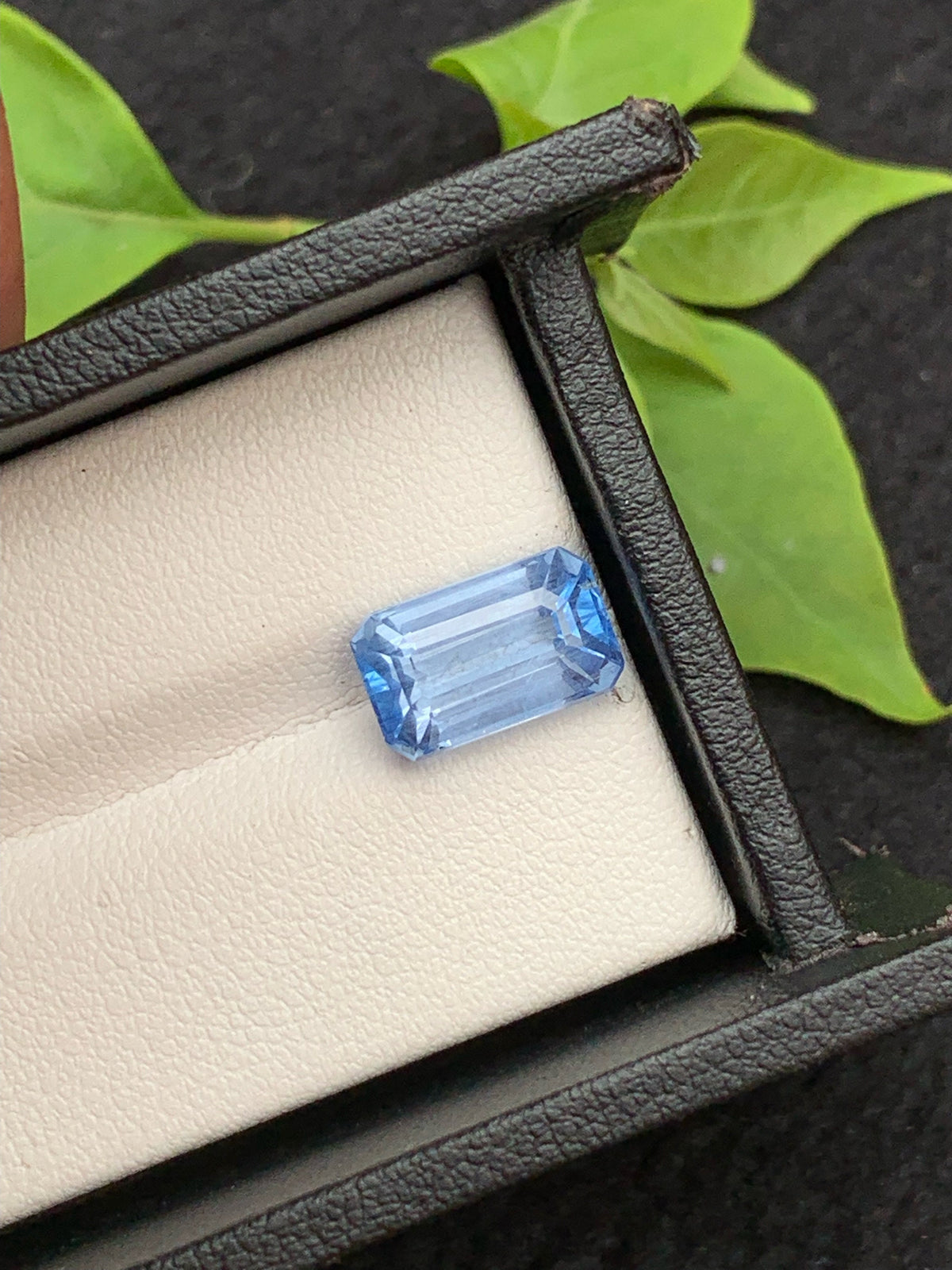 Santa Maria Blue Aquamarine Gemstone: Emerald Cut, March Birthstone, 3.85 Carats