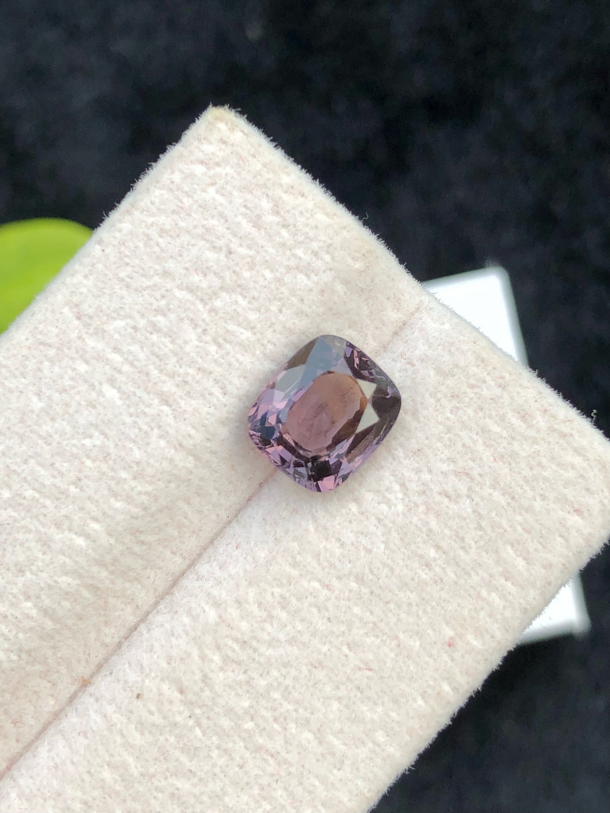 Grayish Pink Spinel Loose Gemstone: 2.25 CT Cushion Cut