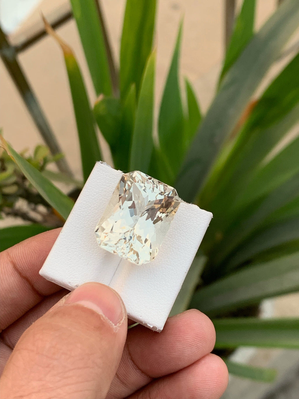Imperial Color Topaz Loose Gemstone: Emerald Cut, 37.50 Carat