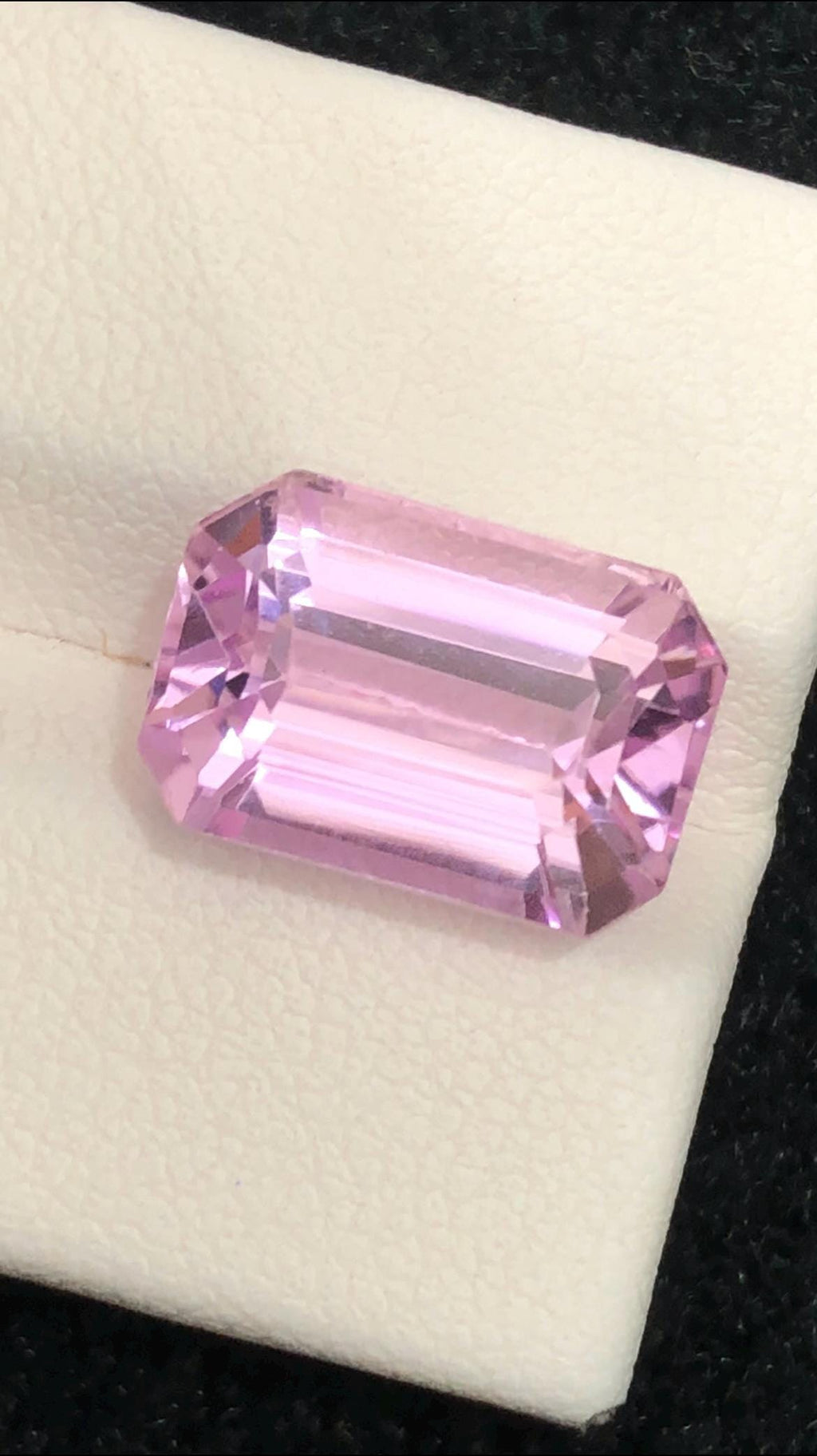 Pink Kunzite Emerald Cut – 9.70 Carats from Afghanistan