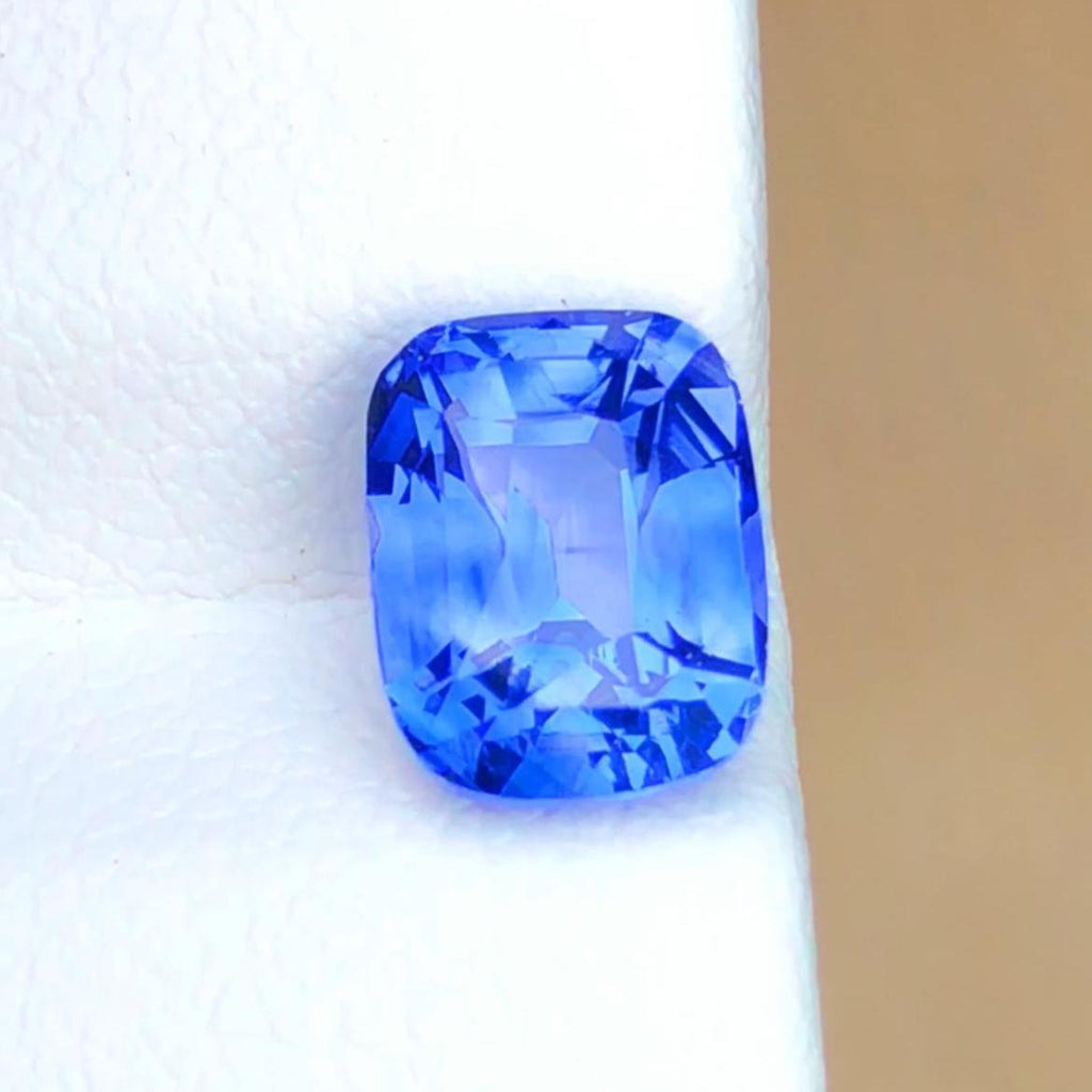 Royal Blue Sapphire 2.57ct Cushion Cut