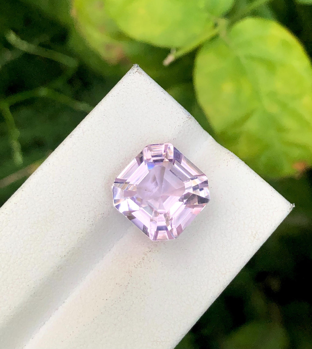 Pink Kunzite 11.95ct Asscher Octagonal Cut – Sparkling Afghan Gemstone